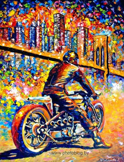 Картина о мотоциклах
