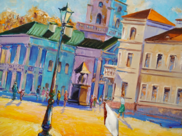 яркие городские пейзажи